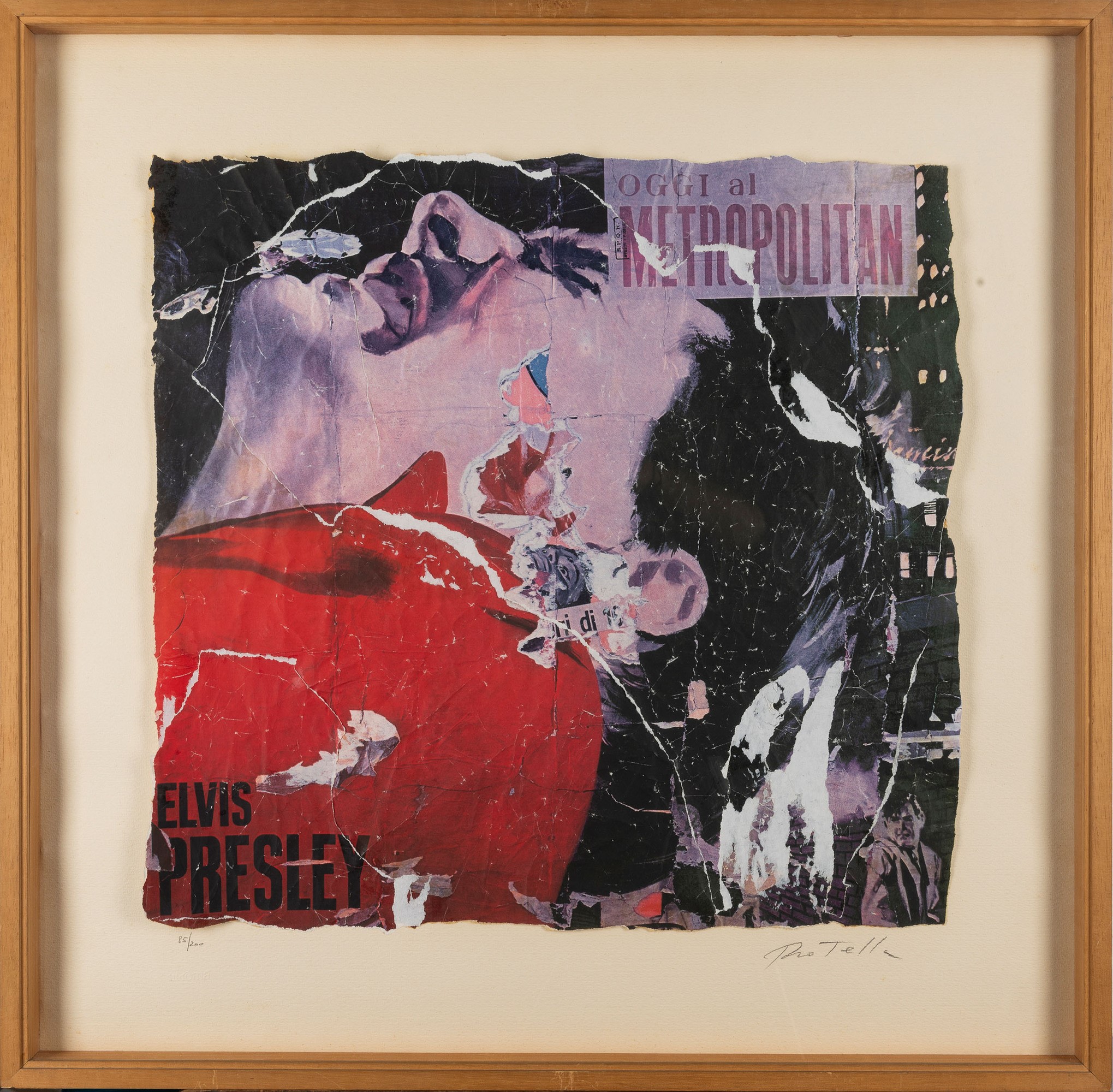 Mimmo Rotella - Senza Titolo