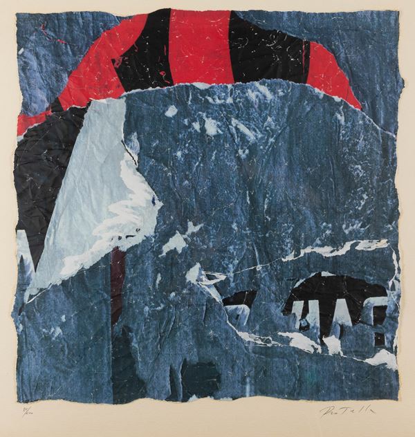 Mimmo Rotella - Senza titolo