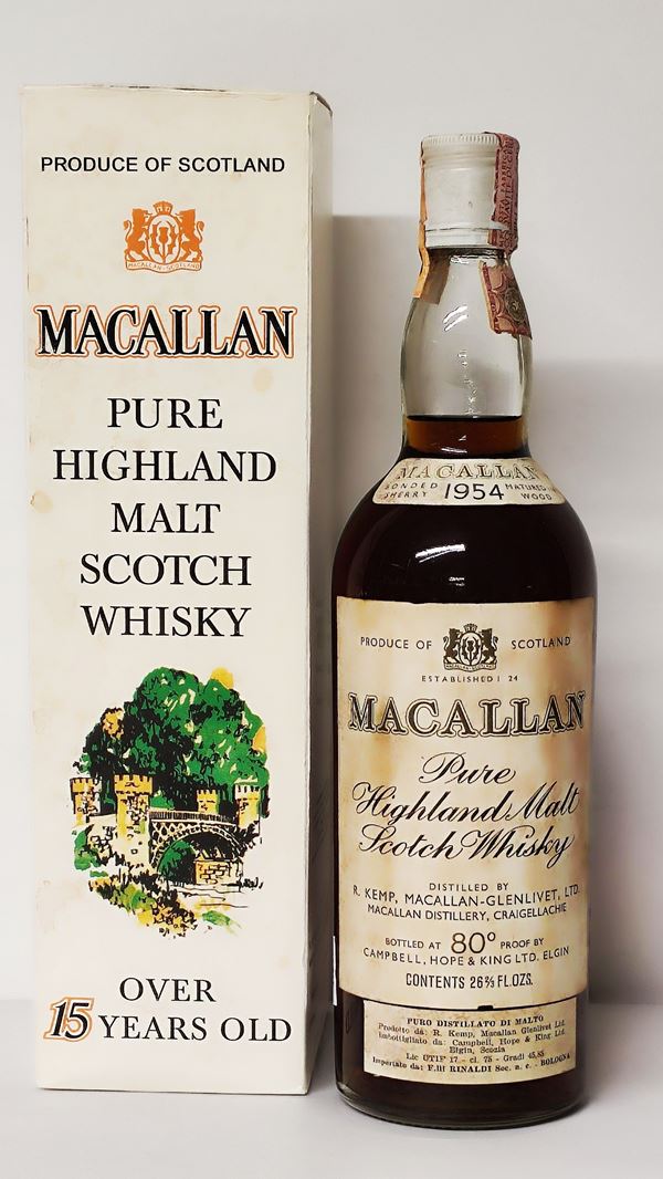 The Macallan 15 Years Old 1954, Pure Highland Malt Scotch Whisky