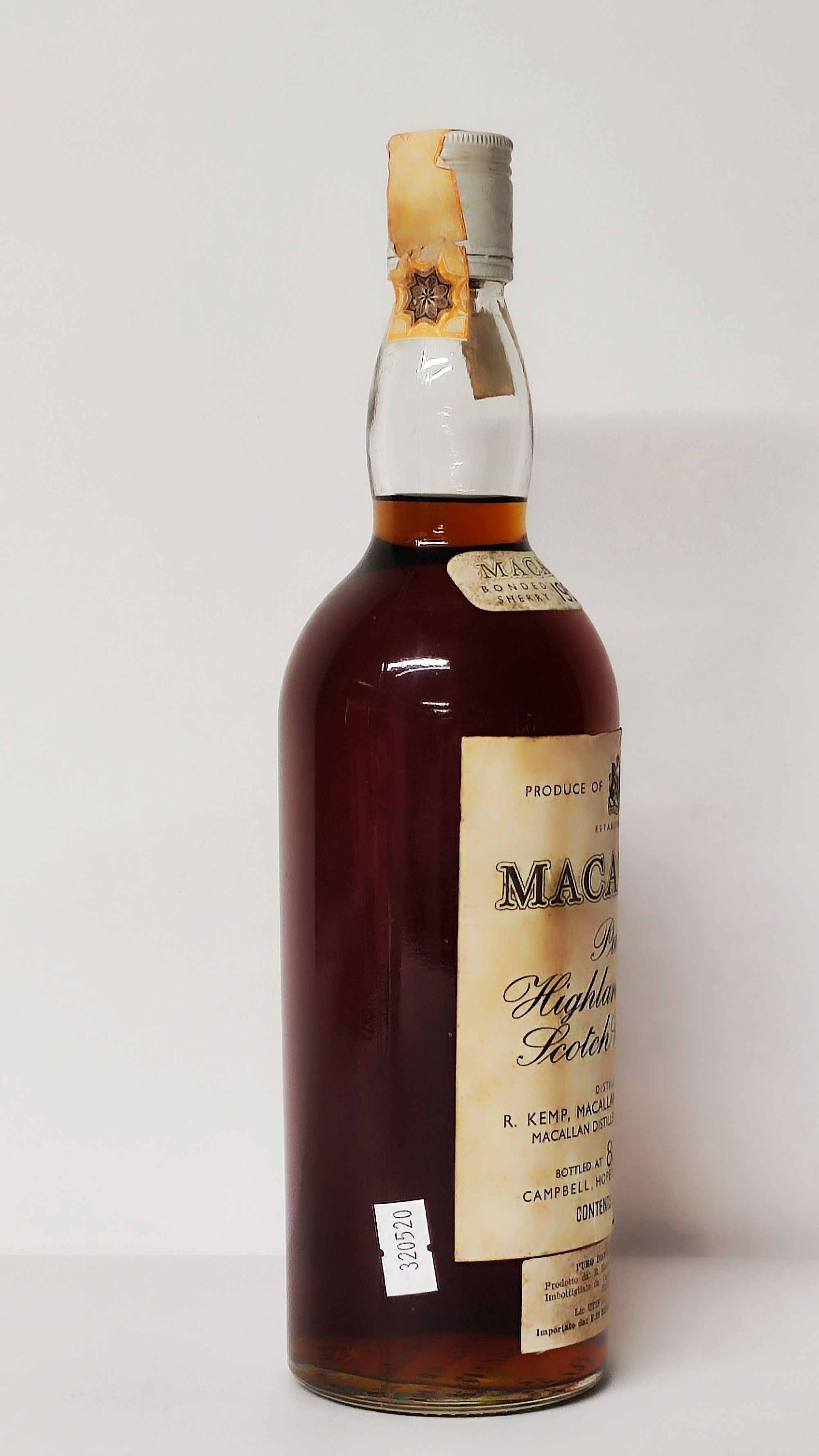 The Macallan 15 Years Old 1954, Pure Highland Malt Scotch Whisky