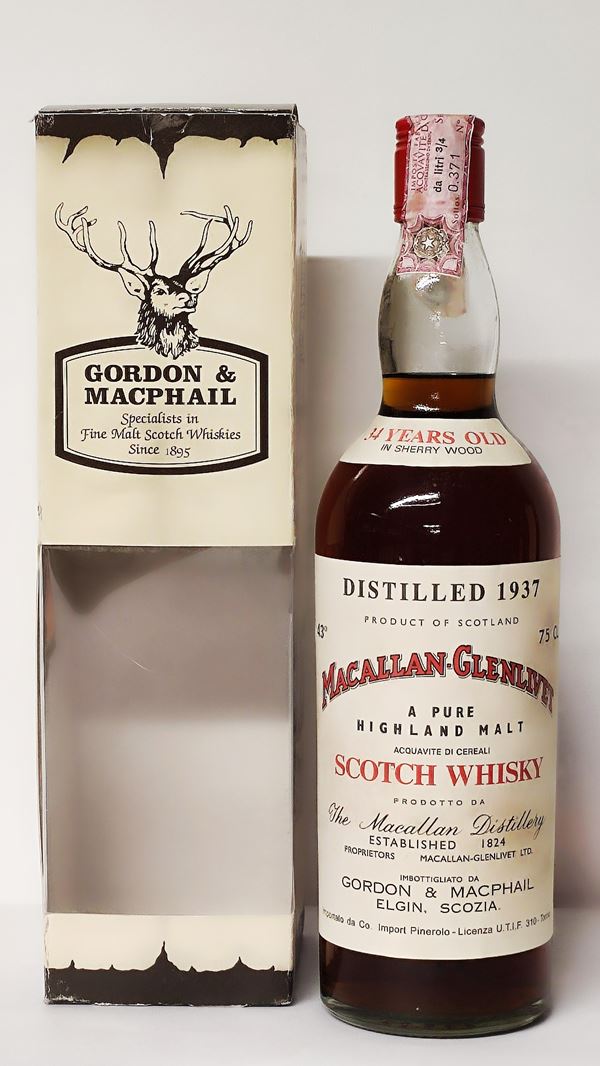 Macallan-Glenlivet 34 Years Old 1937, Pure Highland Malt Scotch Whisky