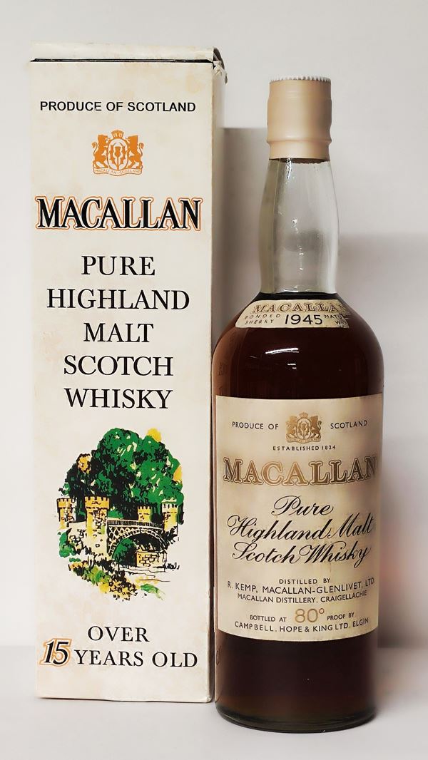 The Macallan 15 Years Old 1945, Pure Highland Malt Scotch Whisky