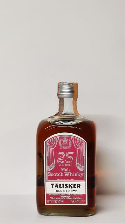 Talisker Silver Jubilee 25 Years 1977 , Isle Of Skye Scotch Whisky