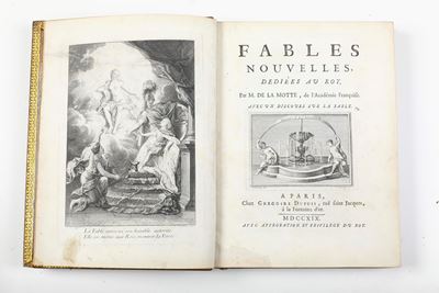 De la Motte Antoine Houdar (1672-1731) Fables Nouvelles Dediées Au Roi... Parigi, Gregoire Dupuis...