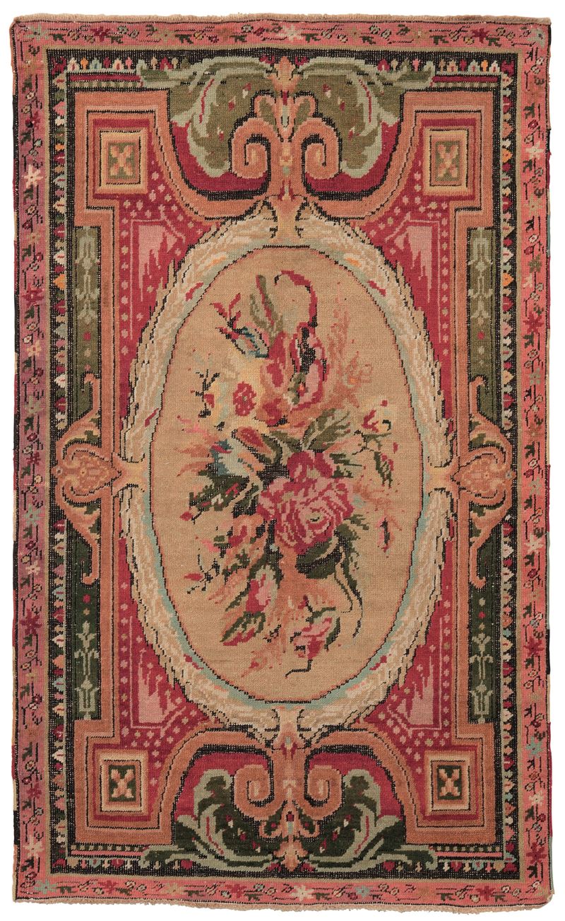 Tappeto Fethiye, Anatolia fine XIX secolo  - Auction Fine Carpets and Rugs - Cambi Casa d'Aste