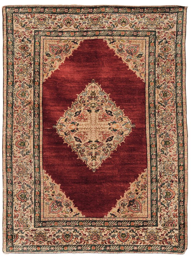 Tappeto Hereke, Anatolia inizio XX secolo  - Auction Fine Carpets and Rugs - Cambi Casa d'Aste
