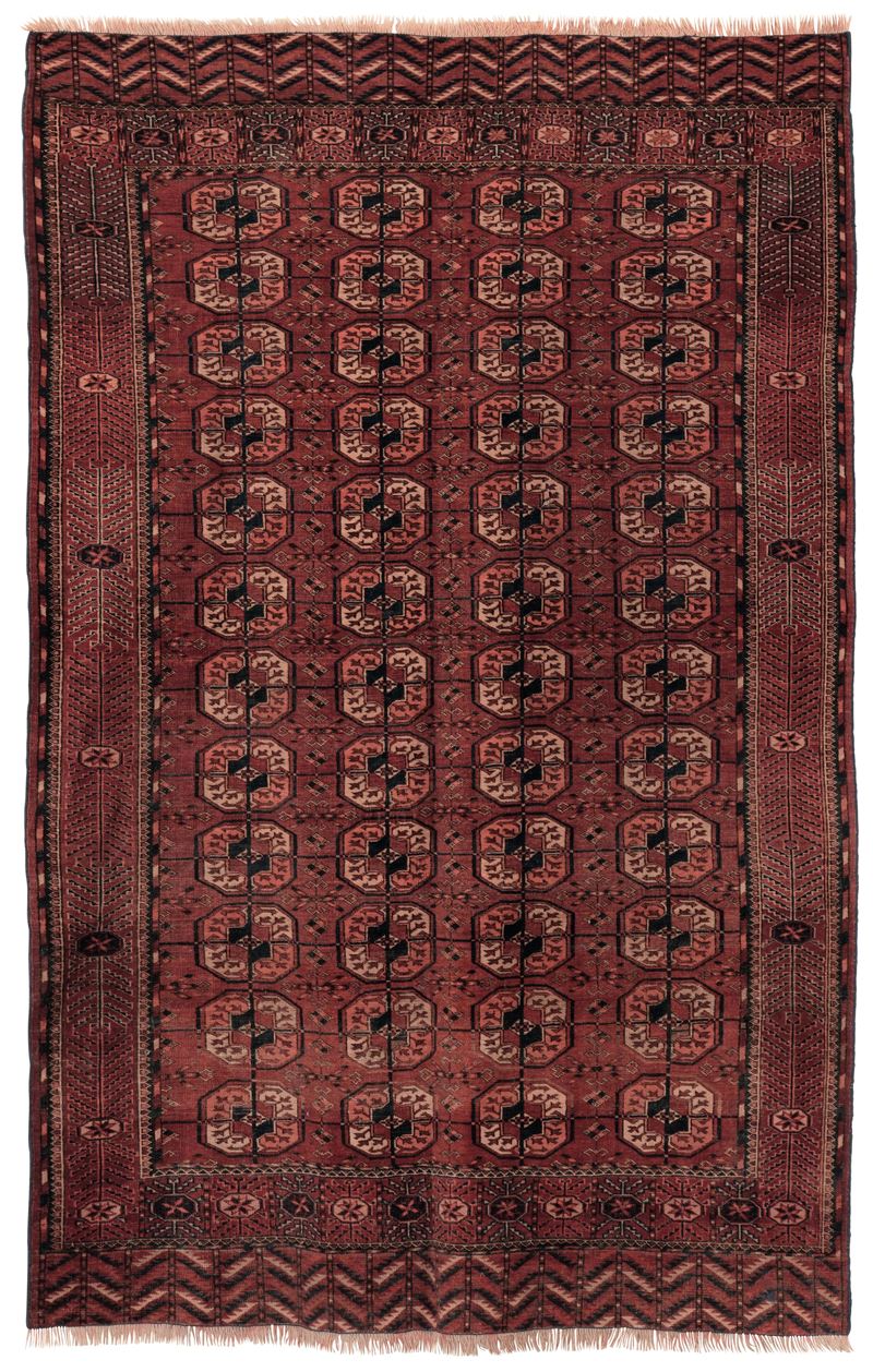 Tappeto Turkestan occidentale, Tekke inizio XX secolo  - Auction Fine Carpets - Cambi Casa d'Aste