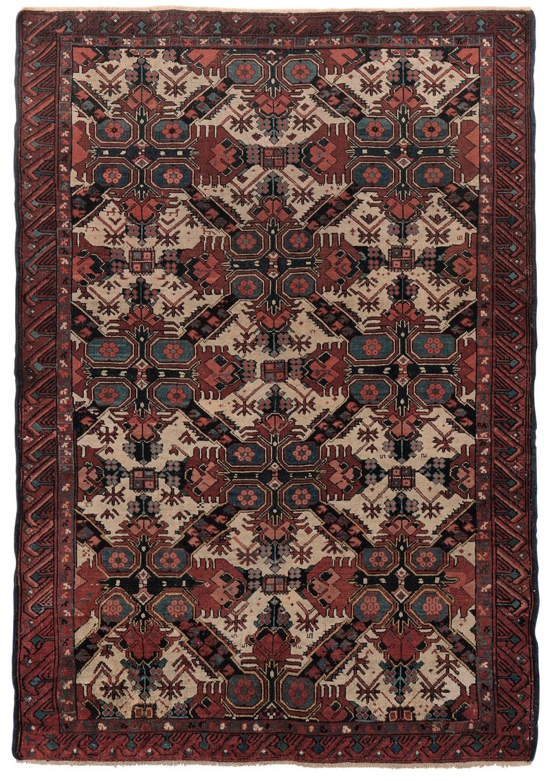 Tappeto Zeichur, Caucaso fine XIX secolo  - Asta Tappeti Antichi - Cambi Casa d'Aste