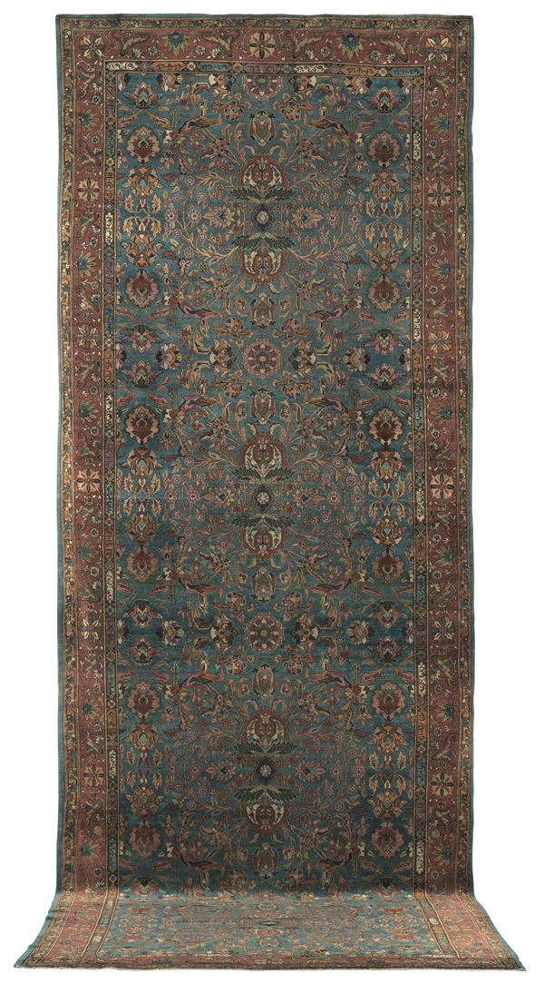 Importante tappeto India, fine XIX secolo