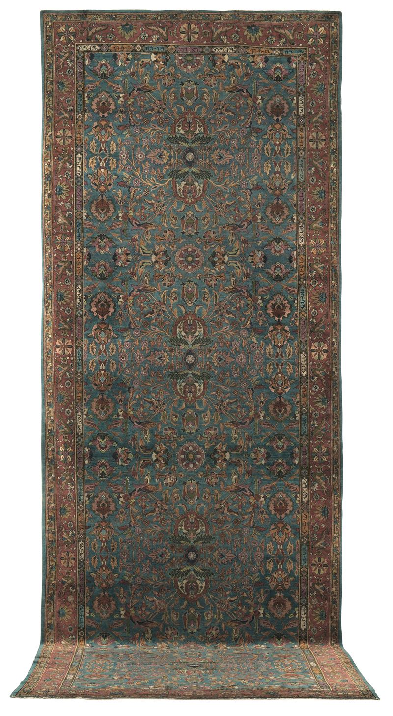 Importante tappeto India, fine XIX secolo  - Asta Tappeti Antichi - Cambi Casa d'Aste