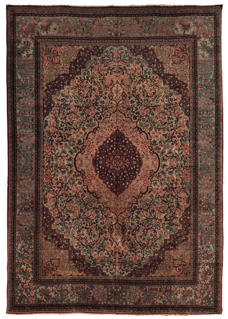 Tappeto Kashan, Persia fine XIX inizio XX secolo  - Auction Fine Carpets and Rugs - Cambi Casa d'Aste