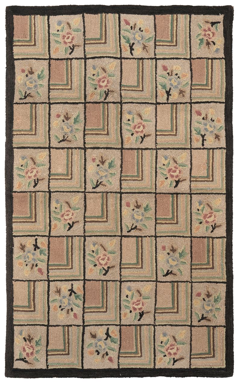 Tappeto Hook, America inizio XX secolo  - Auction Fine Carpets and Rugs - Cambi Casa d'Aste