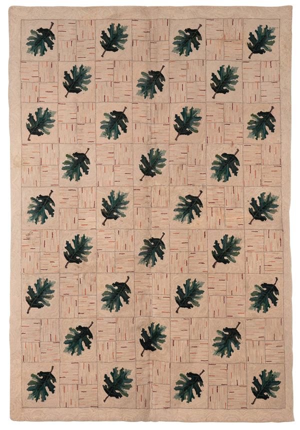 Elegante tappeto Hook, inizio XX secolo