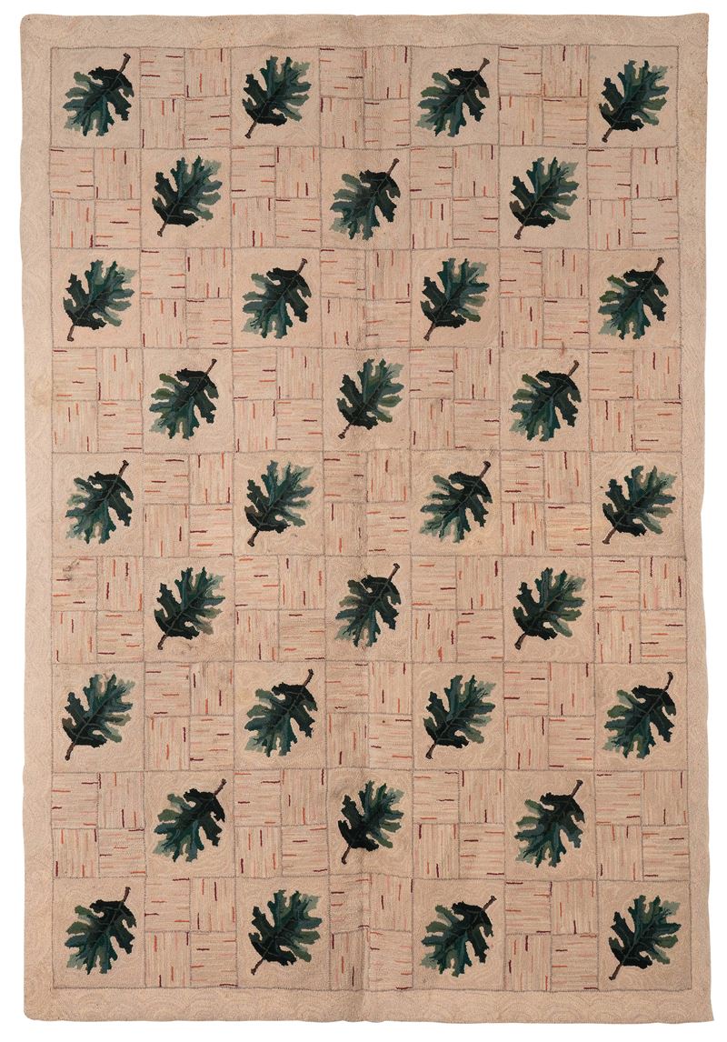 Elegante tappeto Hook, inizio XX secolo  - Auction Fine Carpets and Rugs - Cambi Casa d'Aste