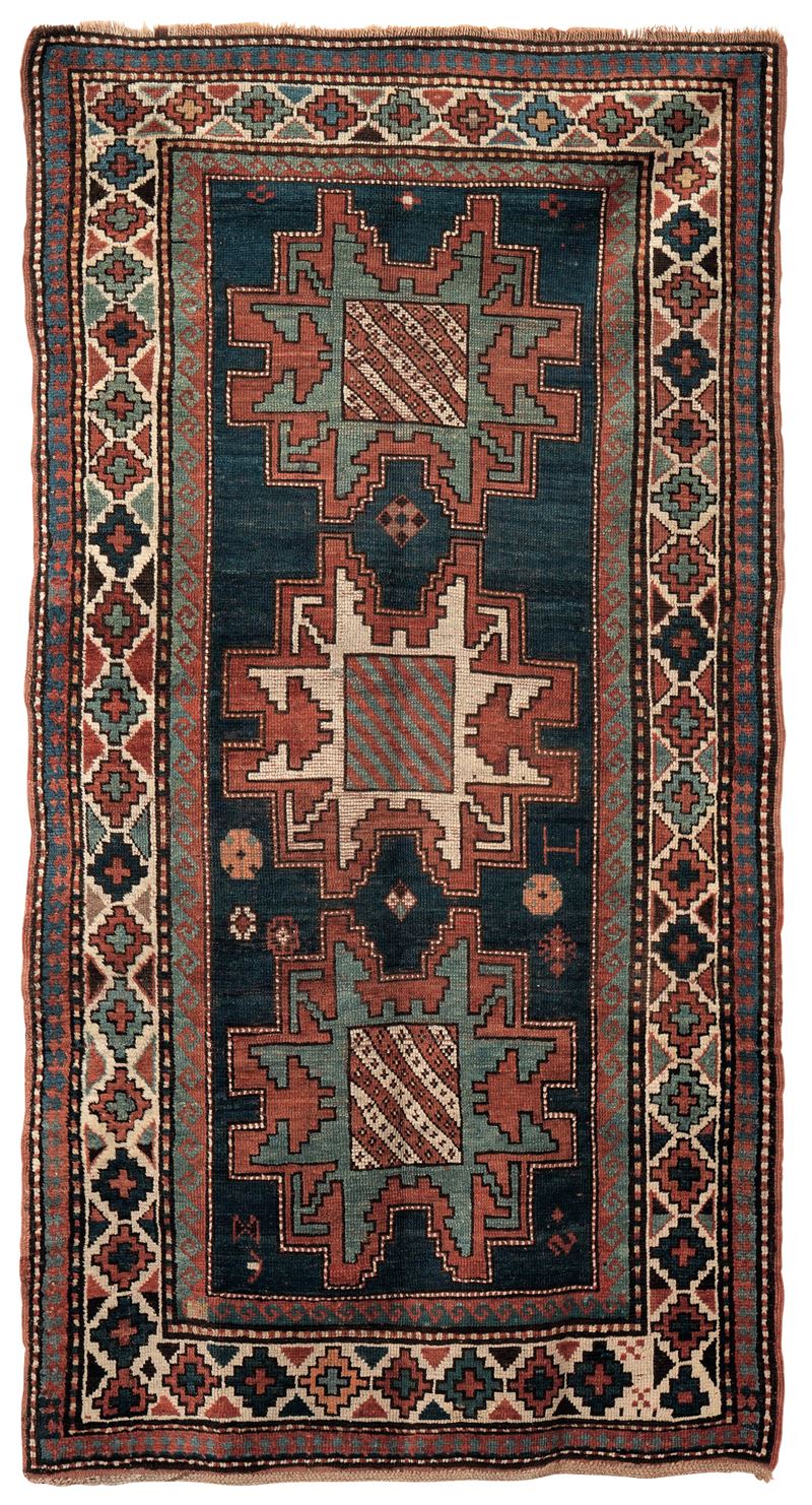 Tappeto Lesghi, Caucaso inizio XX secolo  - Auction Fine Carpets and Rugs - Cambi Casa d'Aste