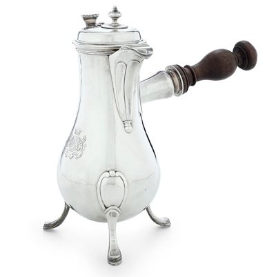 Cioccolatiera. Parigi, Ultimo Quarto del XVIII Secolo. Maestro Argentiere Renè-pierre Ferrier (17...