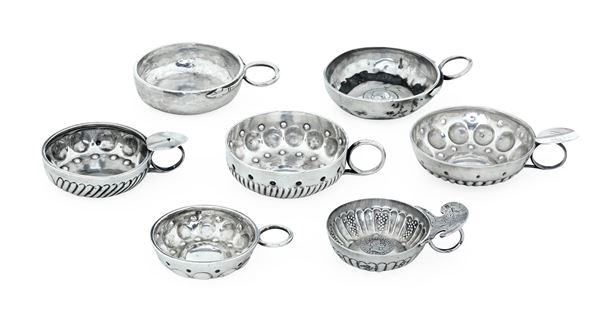 Sette tastevin. Francia XIX-XX secolo