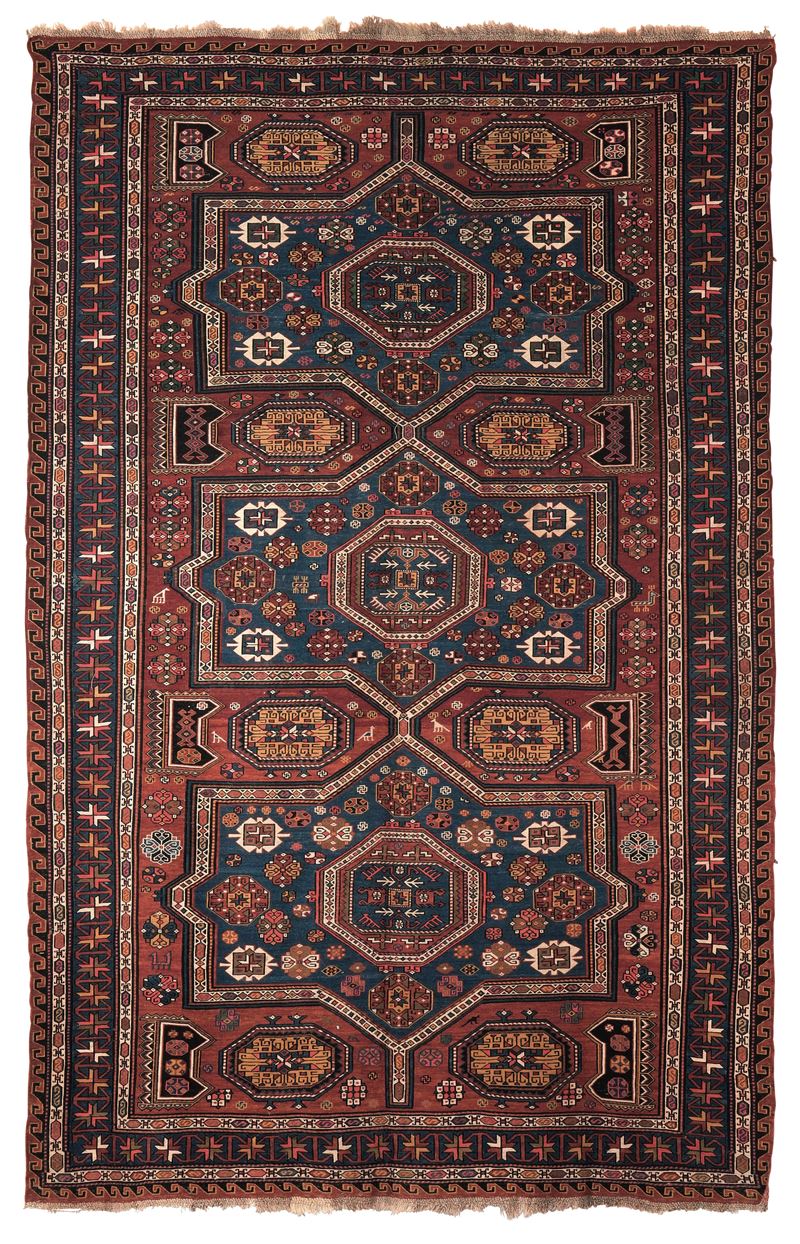 Soumak Caucaso 1900 circa  - Auction Fine Carpets and Rugs - Cambi Casa d'Aste