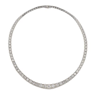Rivière con Diamanti Taglio Brillante per Ct 18.00 Circa