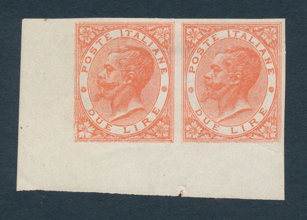 1874 - Regno d’Italia - Uffici Postali all’estero - Levante - Emissioni generali - Coppia orizzontale  [..]