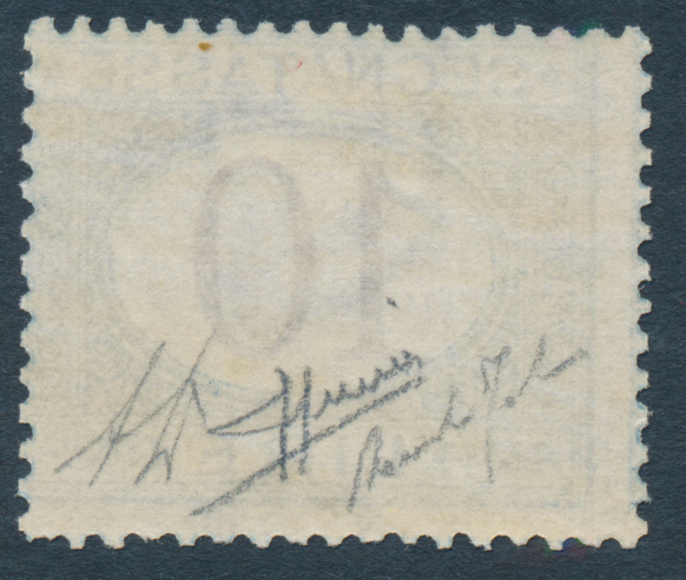 1874 - Regno D’italia - Segnatasse - 10 Lire Azzurro e Bruno (sass. 14).