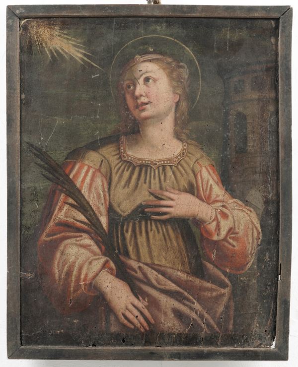 Scuola del XVI secolo Santa Barbara