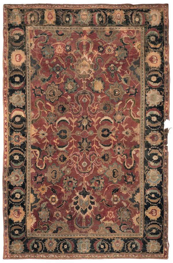 Raro tappeto Isfhan, Persia XVIII secolo