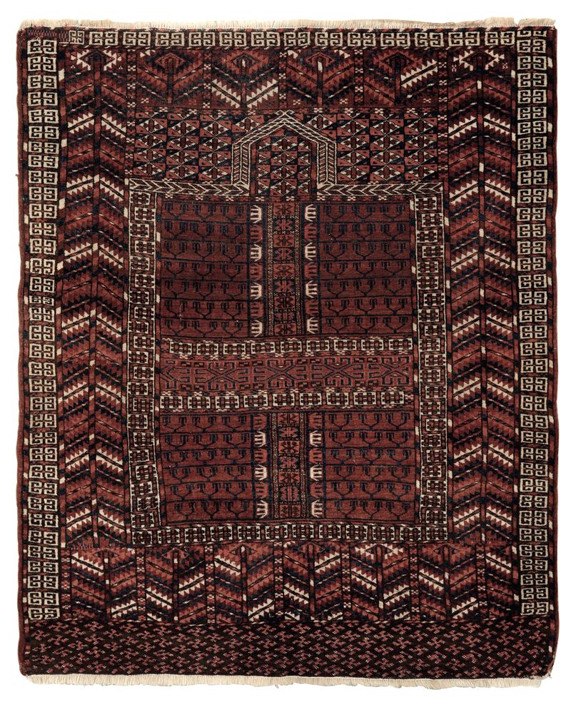 Ensi Tekke, fine XIX secolo  - Auction Fine Carpets and Rugs - Cambi Casa d'Aste