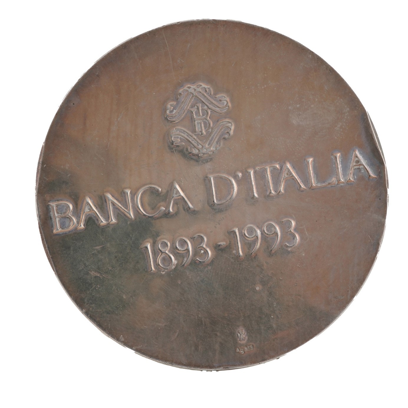 Arnaldo Pomodoro - Centenario della Banca d'Italia, multiplo in argento