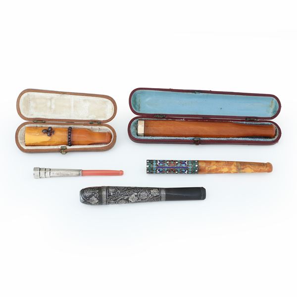 Lotto di 6 bocchini. Italia e Germania XX secolo