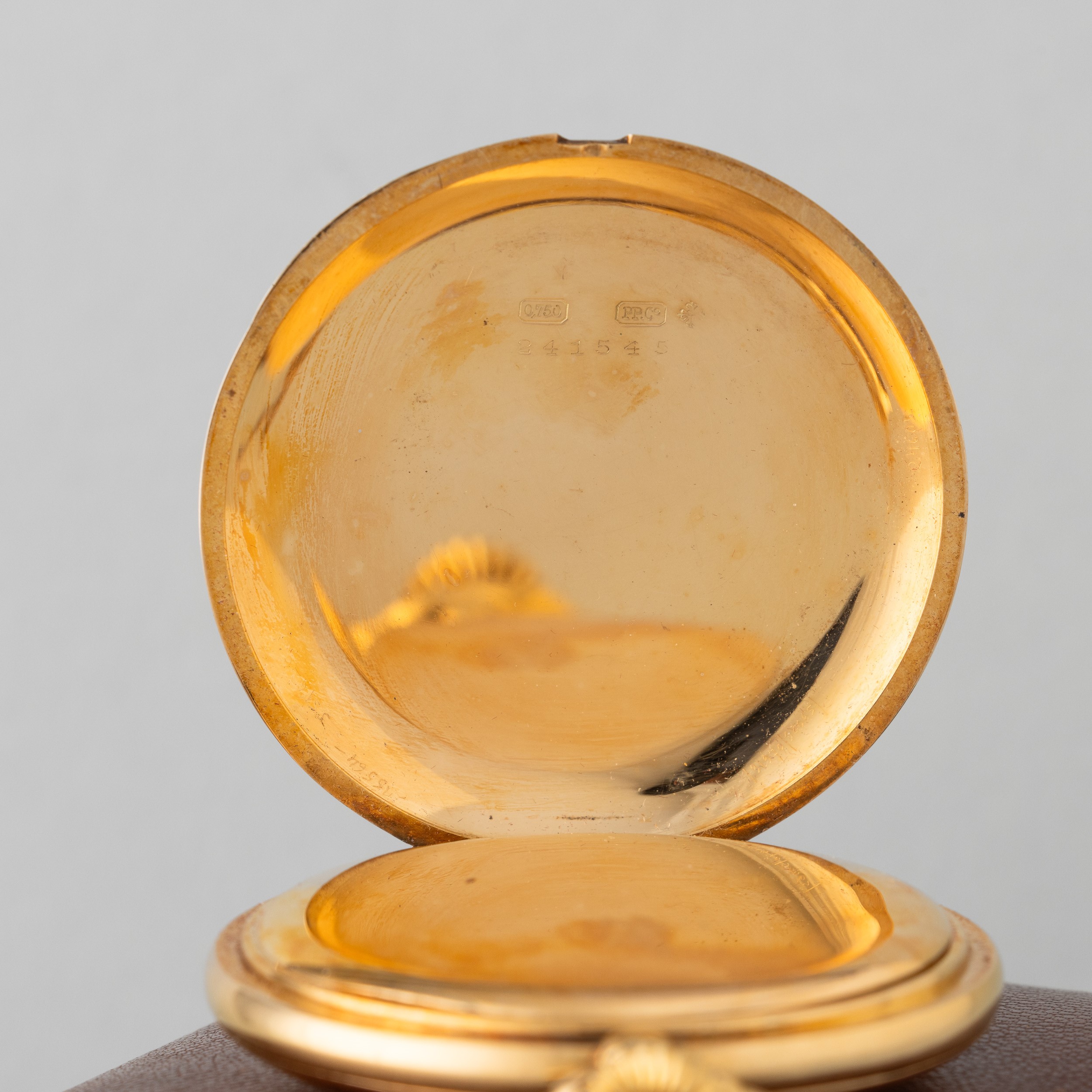 Patek Philippe - Pocket Watch Savonette in Oro Giallo 18k, Quadrante in Smalto Bianco con Numeri ...