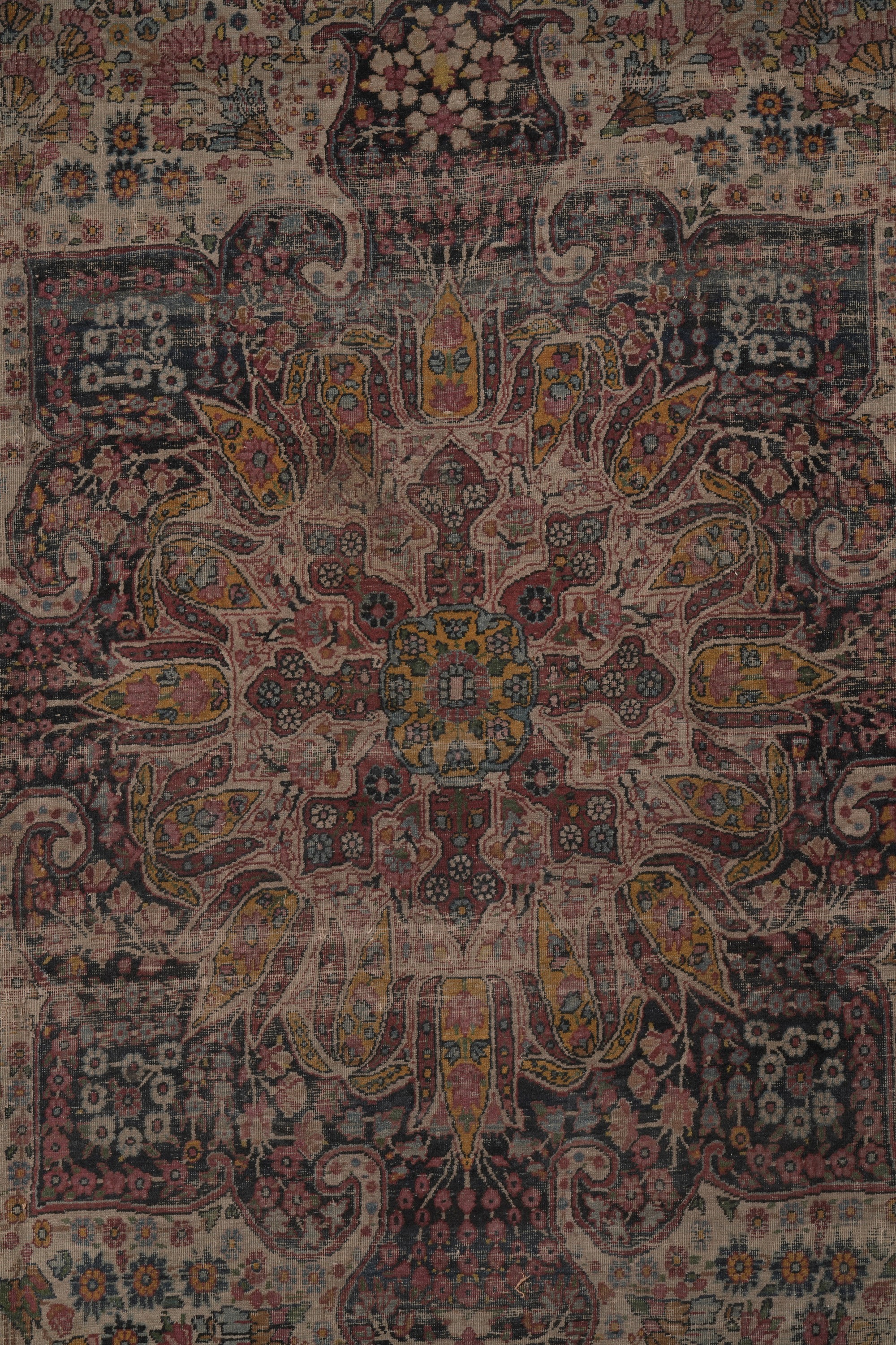 Grande Tappeto Kirman, Persia Fine XIX Secolo
