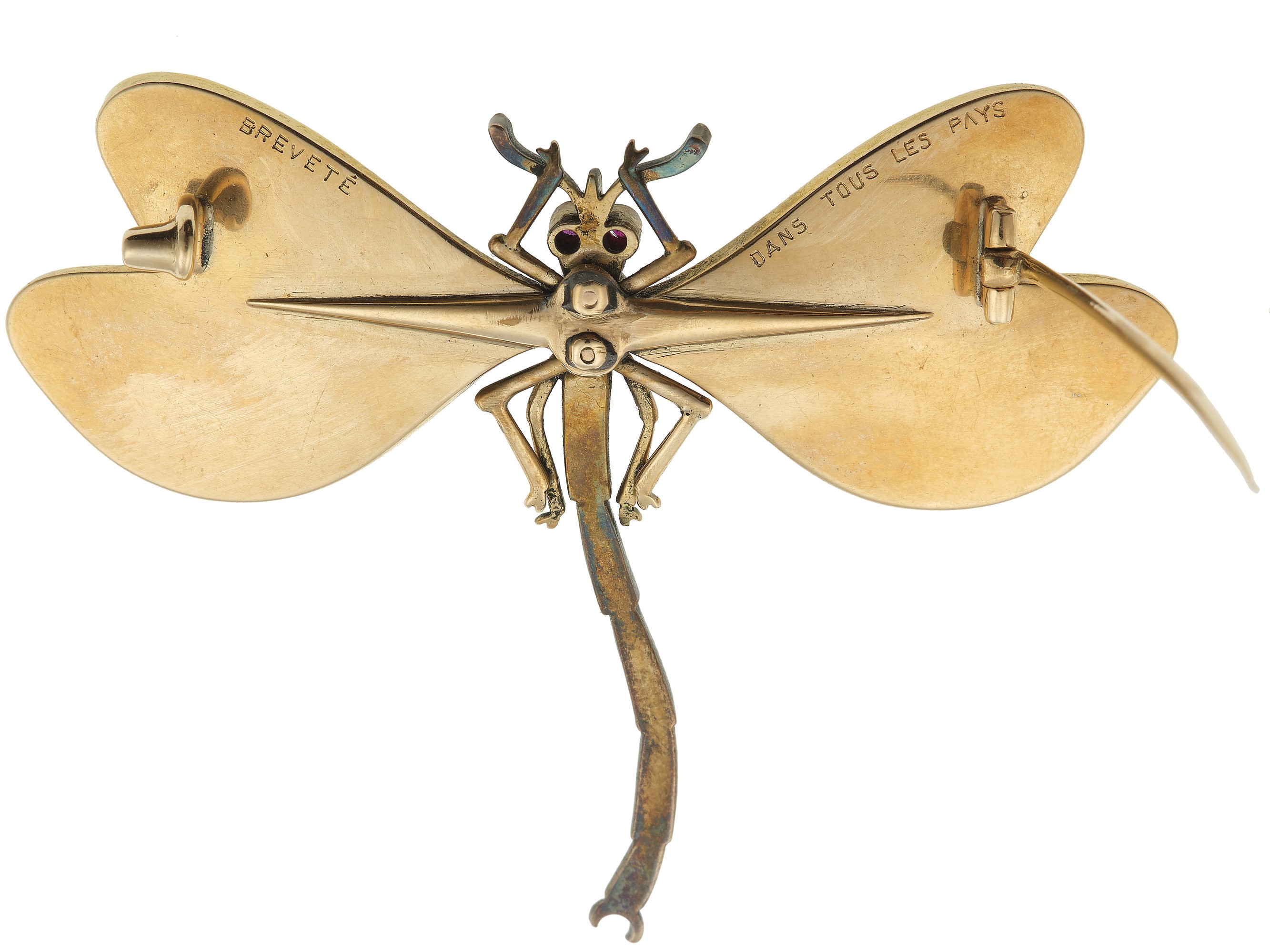 Spilla “libellula” con Smalti