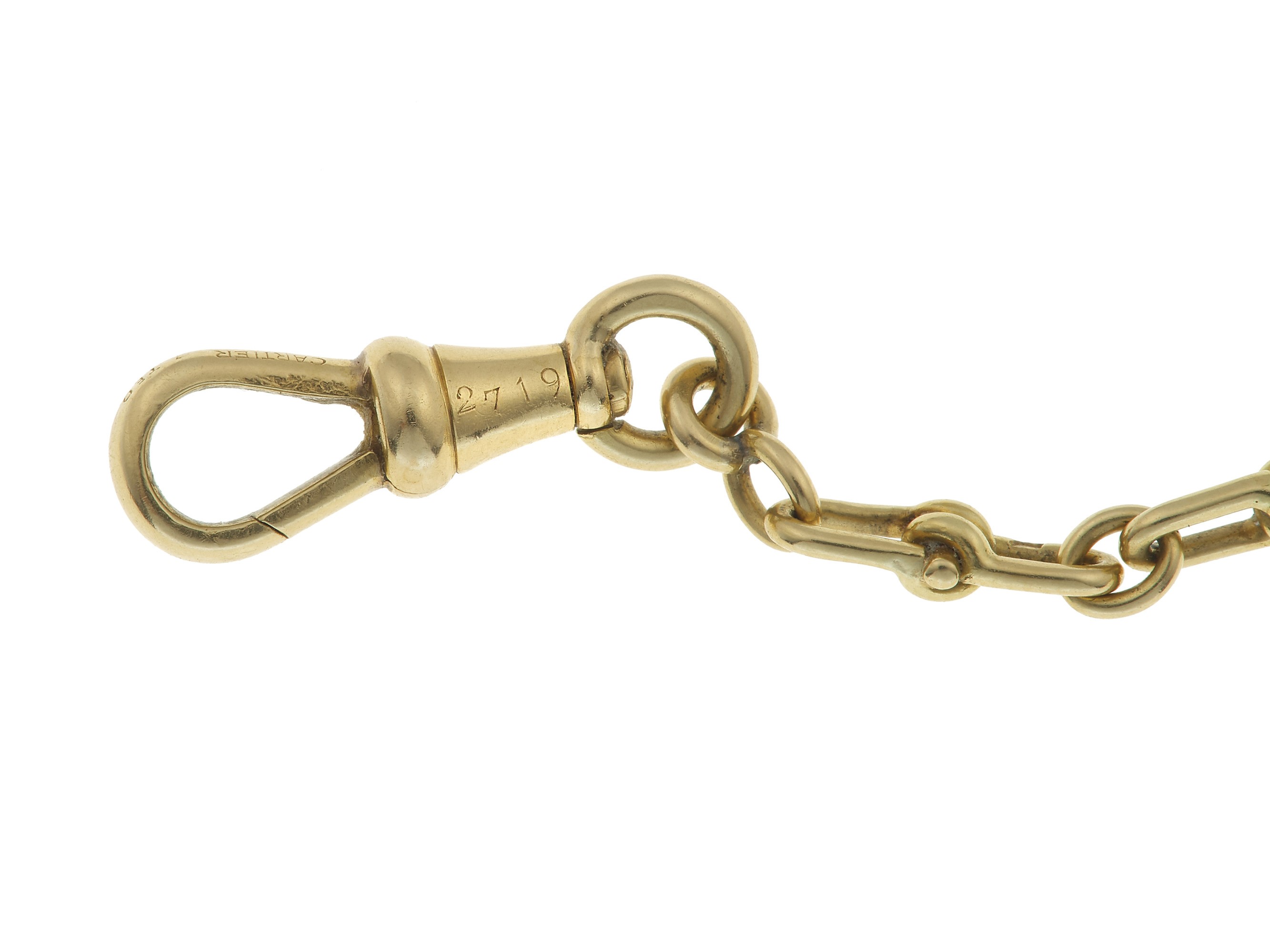 Cartier, Paris, catena da orologio in oro giallo 750/1000