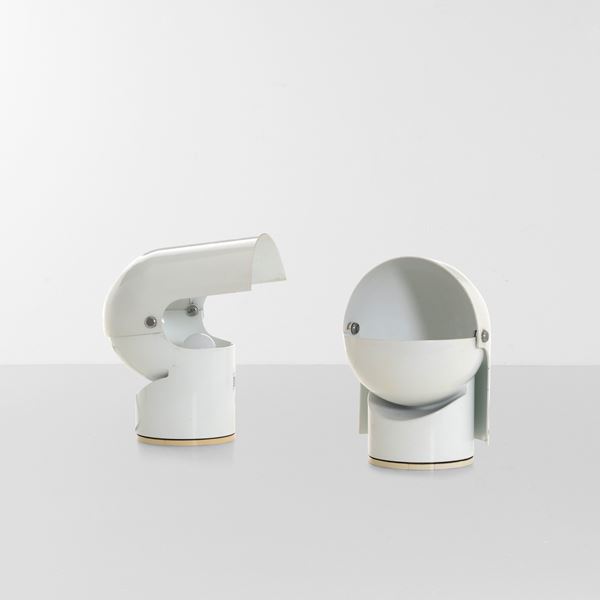 Gae Aulenti - Due lampade da tavolo mod. Pileino.