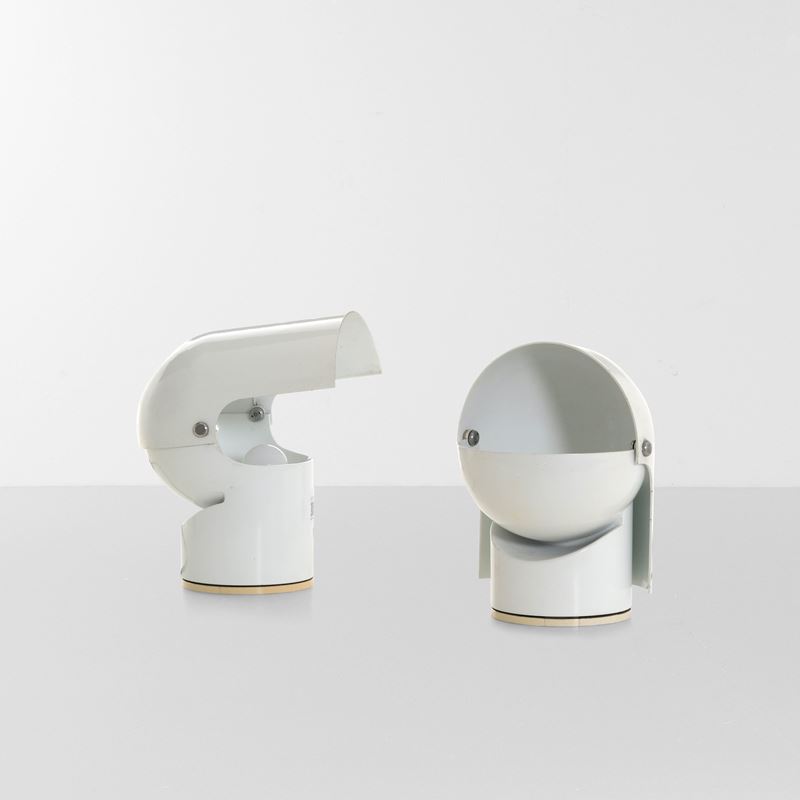 Gae Aulenti : Due lampade da tavolo mod. Pileino.  - Auction Design - Cambi Casa d'Aste