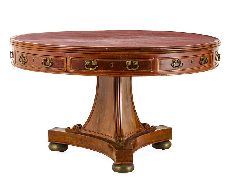 Tavolo da biblioteca in mogano. Inghilterra, XIX secolo  - Auction Italian Residences - Cambi Casa d'Aste