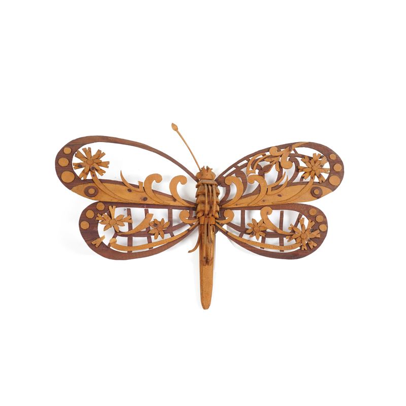 Ferdinando Codognotto : Farfalla  (1973)  - scultura in legno - Asta Sculture Moderne e Multipli d'Artista - Cambi Casa d'Aste