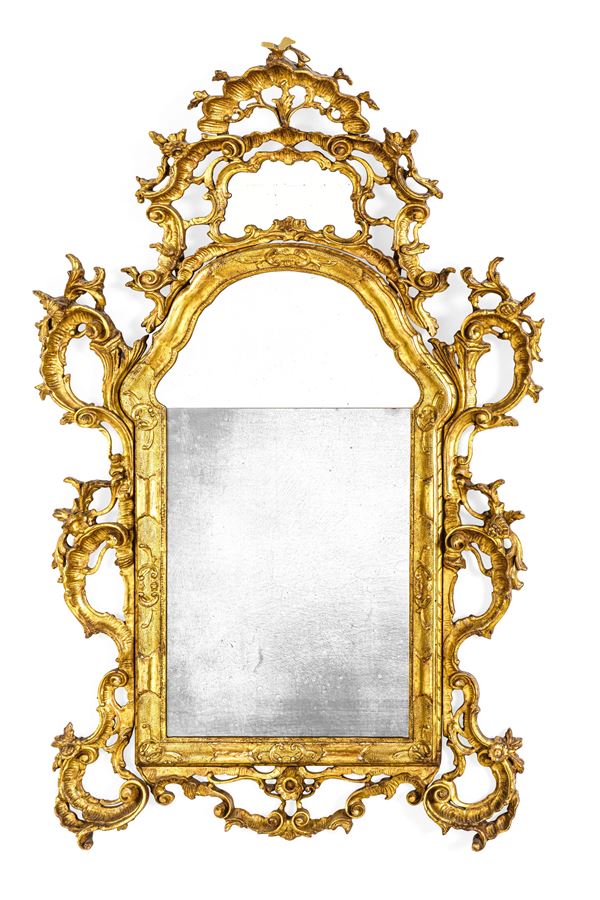 Coppia di grandi specchiere. Venezia, XVIII secolo