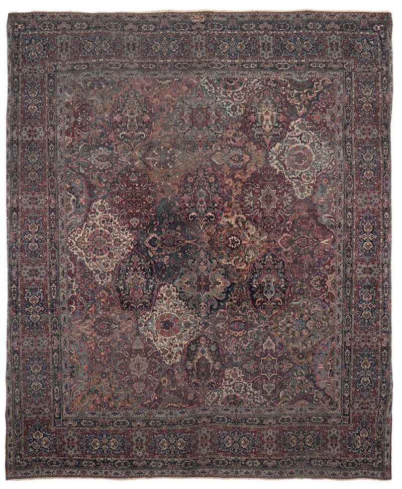 Importante tappeto Kirman, Persia fine XIX secolo  - Auction Fine Carpets and Rugs - Cambi Casa d'Aste