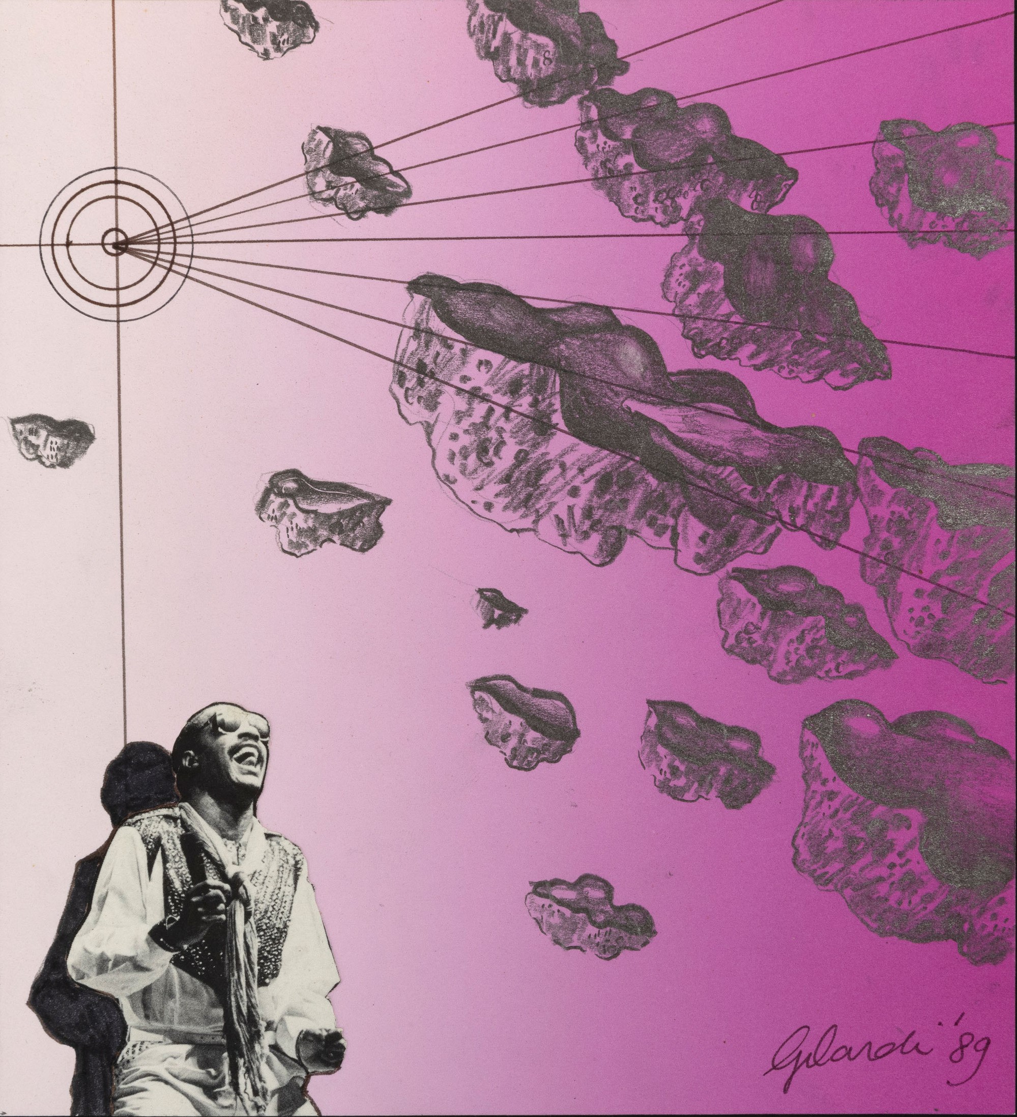 Piero Gilardi - Catastrofe - installazione sonora in poliuretano espanso