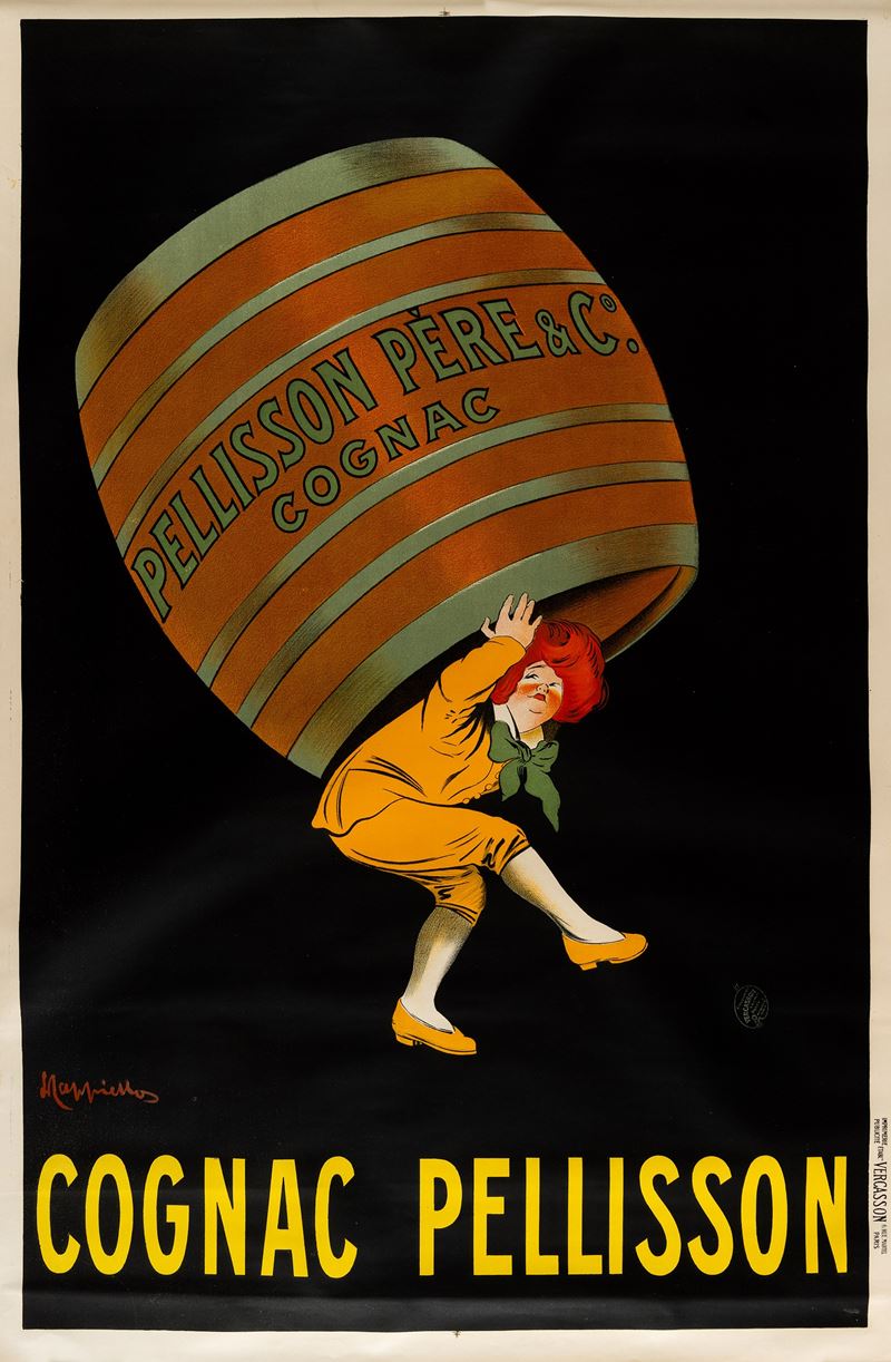 Leonetto Cappiello : Cognac Pellisson  - Auction POP Culture and Vintage Posters - Cambi Casa d'Aste