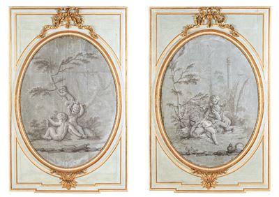 Scuola Francese del XVIII Secolo Giochi di Putti
