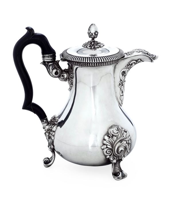 Caffettiera. Torino XIX secolo. Argentiere Carlo Balbino (1798-1824)