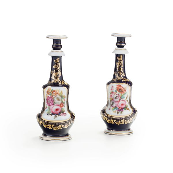 Coppia di bottiglie. Francia, fine del XIX secolo.