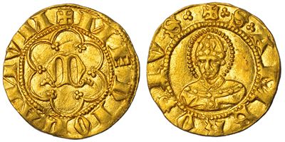 Milano. Luchino e Giovanni Visconti, 1339-1354. Mezzo Ambrosino.