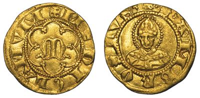 Milano. Luchino e Giovanni Visconti, 1339-1354. Mezzo Ambrosino.