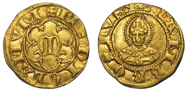 MILANO. LUCHINO E GIOVANNI VISCONTI, 1339-1354. Mezzo Ambrosino.