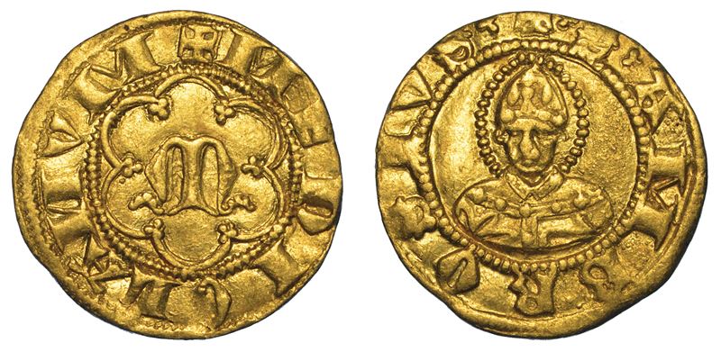 MILANO. LUCHINO E GIOVANNI VISCONTI, 1339-1354. Mezzo Ambrosino.  - Auction Numismatics - I - Cambi Casa d'Aste