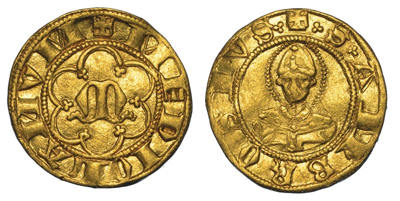 MILANO. LUCHINO E GIOVANNI VISCONTI, 1339-1354. Mezzo Ambrosino.  - Asta Numismatica - I - Cambi Casa d'Aste